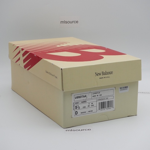 NEW New Balance 990v4 MiUSA Sneakers U990TA4 Marblehead - Picture 7 of 7